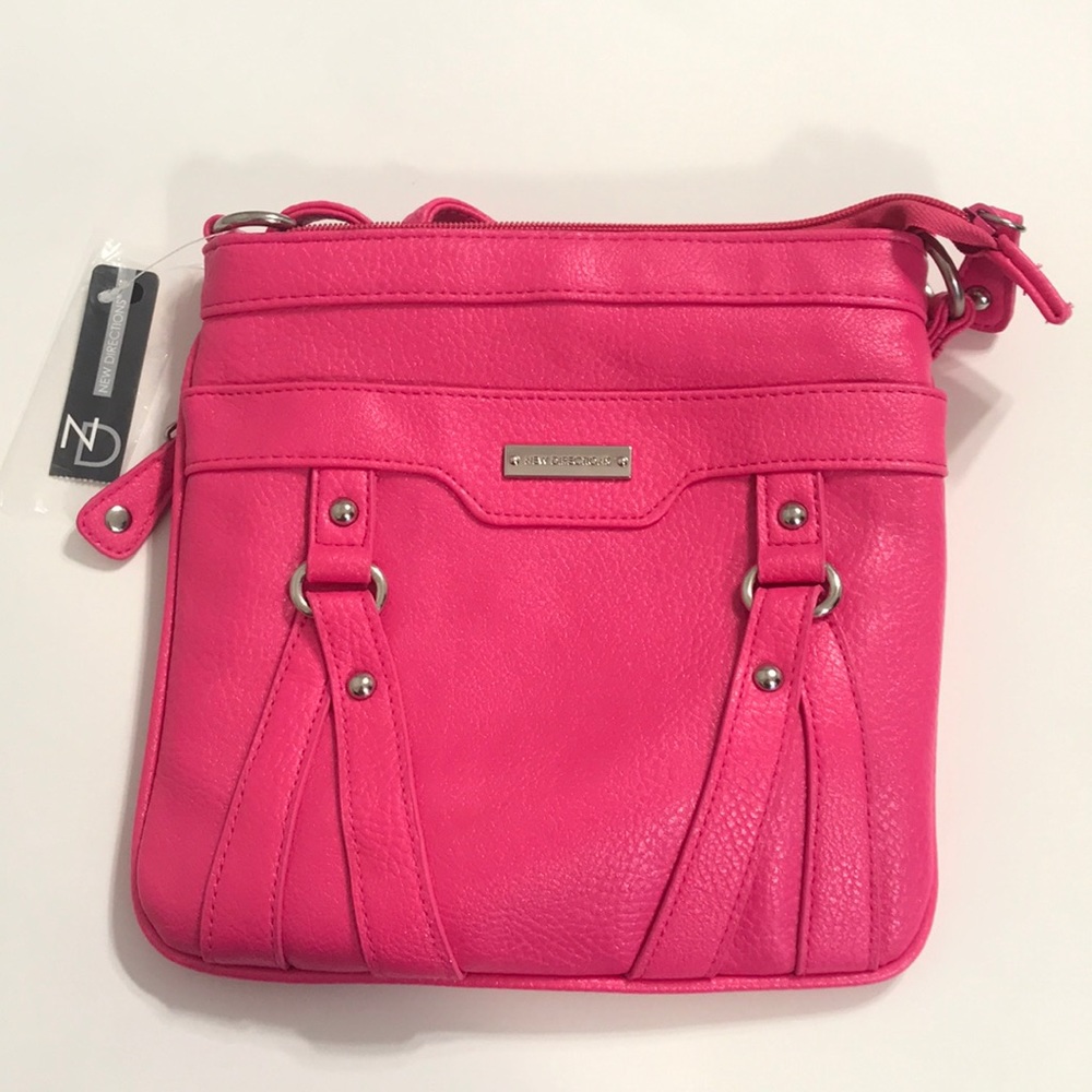 Directions Fuchsia Crossbody Bag